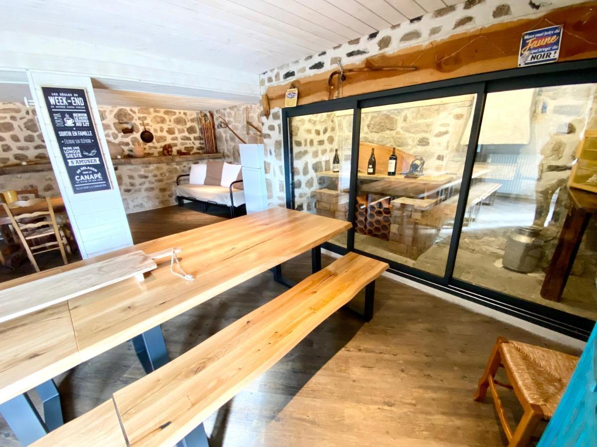 Gite De Groupe 160M2, 15P, Salle De Reception, Jardin, Terrasse Mazan-l'Abbaye Ngoại thất bức ảnh